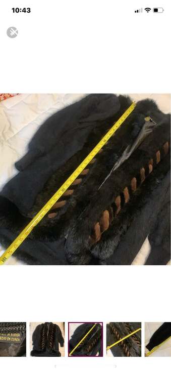 Angora Rabbit Coat - Picture 8 of 11